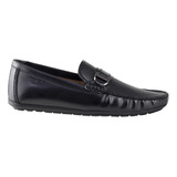 Mocasin Negro De Hombre Clasico Casual Capa De Ozono 653702~