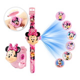 Reloj Pulsera Infantil Mickey O Minie Mouse X1