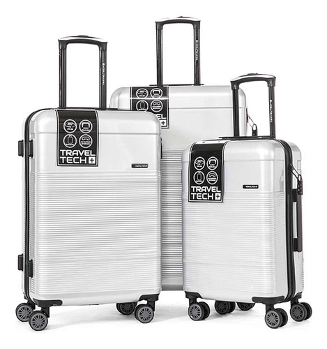 Set De Valijas Travel Tech Equipaje Innovador Útil Reforzado