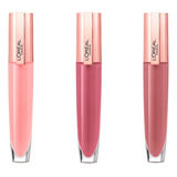 Set De Maquillaje L'oréal Labiales Paradise Gloss X3 Para Labios - 3 Unidades