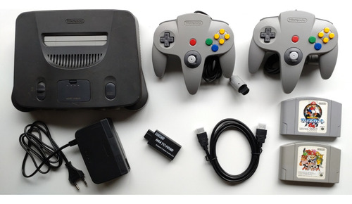 Nintendo 64 Con Controles, Juegos De Mario Y Adaptador Hdmi