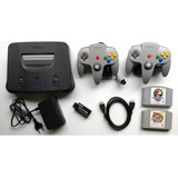 Nintendo 64 Con Controles, Juegos De Mario Y Adaptador Hdmi