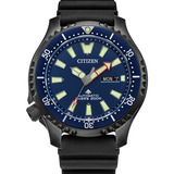 Reloj Hombre Citizen Automático Buceo Fugu Ny0158-09l