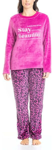 Pijama Mujer Lady Genny J-785 Polar Estampado