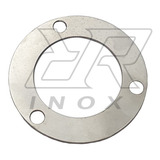 Flange Base Aço Inox Redonda Tubos E Corrimão Kit C/ 2