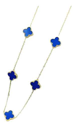 Collar Trebol Compatible Van Cleef Acero Inoxidable