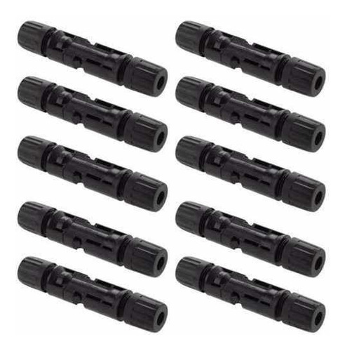 Conector Mc4 P/ Painel Cabo Solar 4 A 6mm 30a - C/ 10 Pares