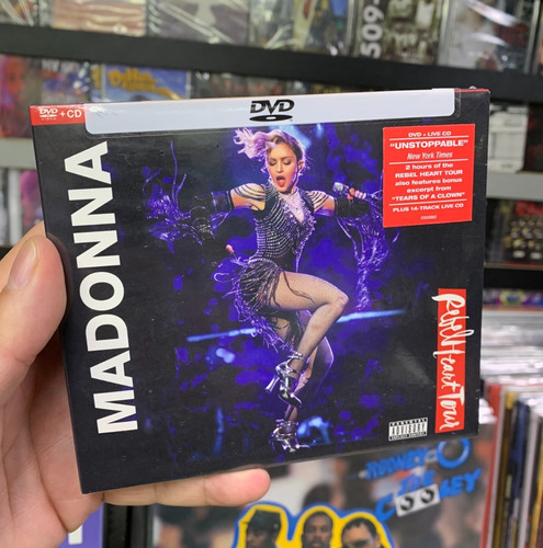 Madonna - Rebel Heart Tour ( Dvd + Cd Importado ) Lacrado