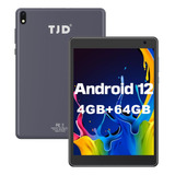 Tableta Tjd Android 12 De 7,5 Pulgadas Gris