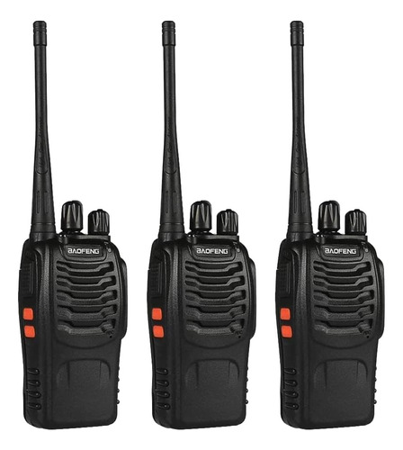 Pack 2 Radios Transmisor Walkie Talkie Baofeng 888s