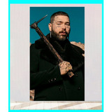 Cuadro Decorativo Post Malone 29x50 Cm Musica White Iverson