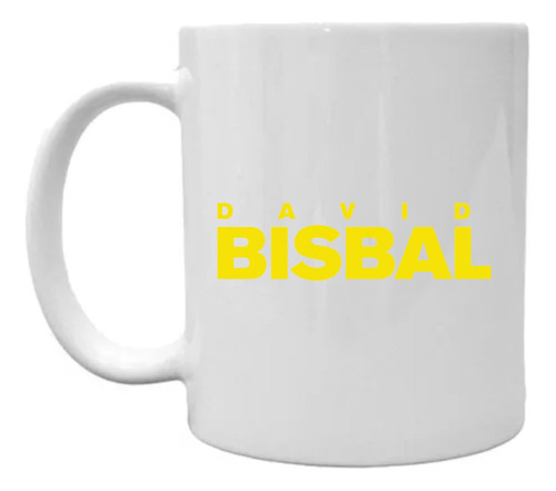 Taza Cerámica Personalizada Sublimada David Bisbal