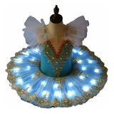 Tutú De Ballet Con Luz Led Para Niña Y Mujer Vestido De Bal