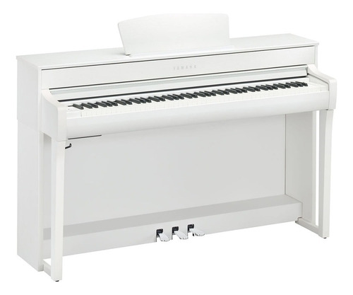 Piano Digital Yamaha Clavinova Clp735 Wh Branco Com Banco Bivolts