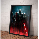 Cuadros Darth Vader Star Wars 35x45 Cn Marco Imprimetuposter