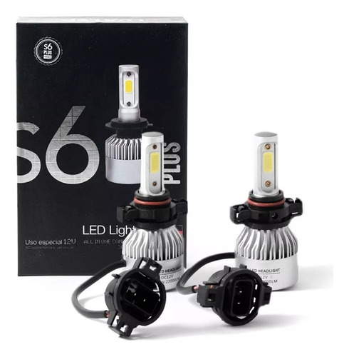 Kit Cree Led S6 Hd H7 H4 H11 H1 9006 H3 44000 Lm Con Cooler