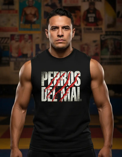 Playera Sin Manga Perros Del Mal Lucha Libre Mexicana