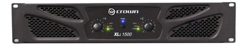 Crown Xli1500 Amplificador Con 900 Watts A 8 Ohms Color Negr