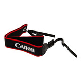 Alça Para Pescoço Canon Neck Strap Fina Bordada