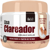  Creme Lisa Clareador Virilha E Axilas 120g Biosoft