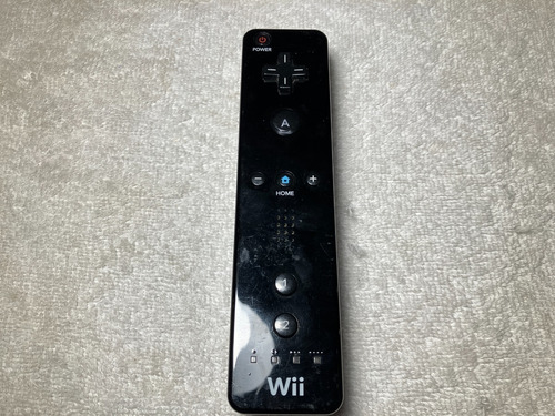 Wii Remote Preto Original De Verdade Nintendo Nota B