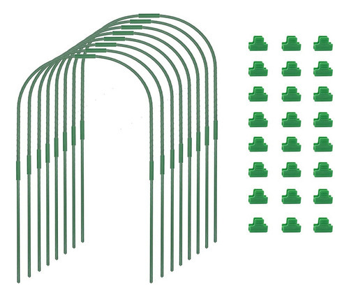 Túnel De Cultivo De Aros Para Invernaderos, Acero Recubierto