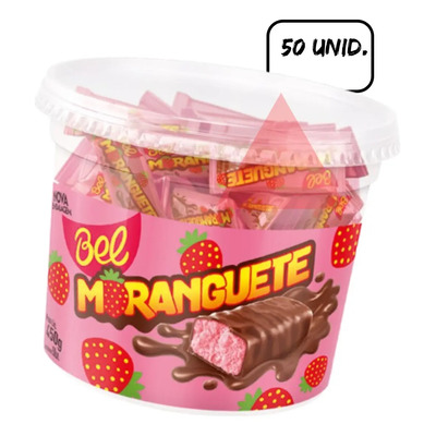 Bombom Chocolate Moranguete Pote 450g | MercadoLivre