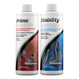 Prime Stability Seachem 500ml Combo Acuario Bacterias Pecera