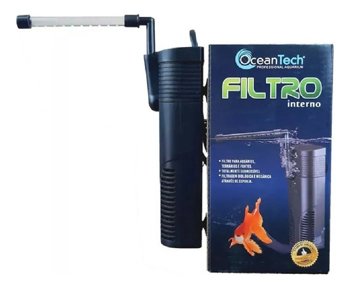 Filtro Interno Com Bomba Aquário Ot-062a Oceantech 300l/h