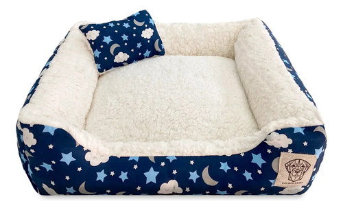 Caminha Cachorro Gato 60x60 Média Sherpa Zíper Impermeável