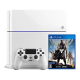 Sony Playstation 4 500gb Destiny Bundle Color Glacier White