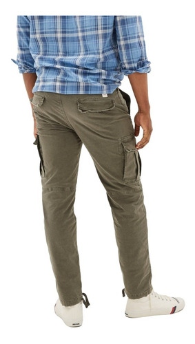 Pantalones Cargo Flex Slim Con Look Usado American Eagle