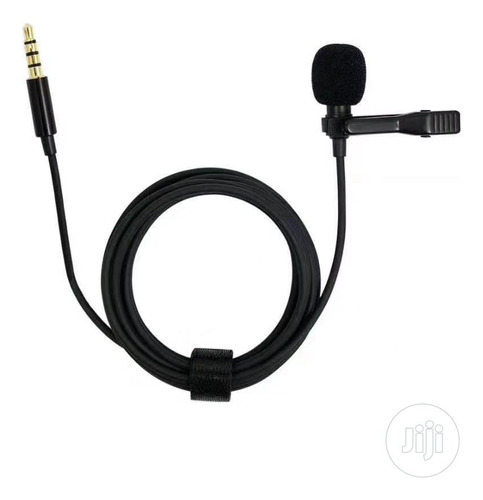 Microfono Pc Celular Plug 3.5 Corbatero Omnidireccional 