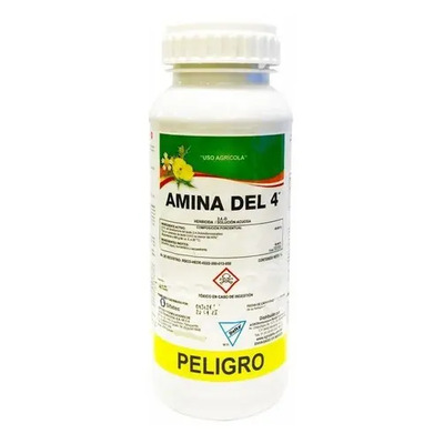 Amina Del 4 Herbicida Selectivo 1lt Acaba Solo Con La Maleza, Este producto funciona para maleza de hoja ancha que crece sobre pastos. | MercadoLibre