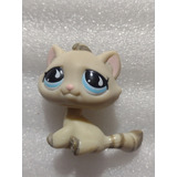 Juguete Littlest Pet Shop Gatito Gris Cola Anillada- Hasbro 