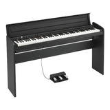 Piano Digital Korg Lp-180 Con Mueble Pedales Negro 