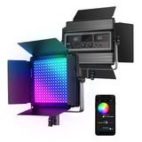 Neewer Rgb 60w Rgb Led Luz De Video Compatible Con Aplicaci.