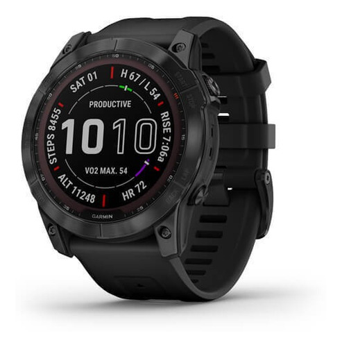 Reloj Smartwatch Fenix 7x Zafiro Solar Titanio Dlc Garmin