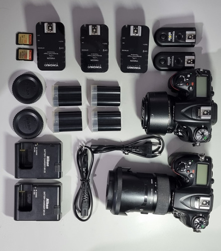 2 Cameras Dslr Nikon D7100 + 3 Lentes 1.8 