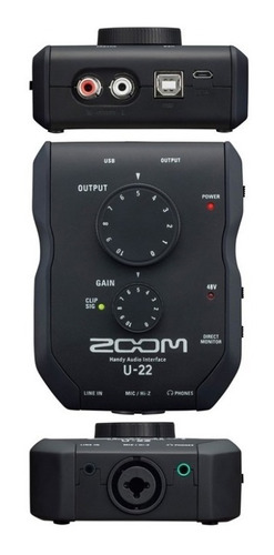 Zoom U-22 Interfaz Placa De Audio Portátil 2 Canales C