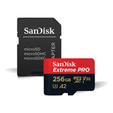 Cartao Memoria Sdxc Extreme Pro U3 4k 170mb/s 256gb