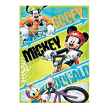 Alfombra Infantil Mickey Premium Carpeta  Dib 67x120