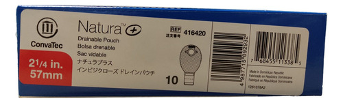 10 Bolsa Colostomia Opaca 57mm - Convatec. (416420) V/a