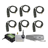 6 X Cabo P/ Microfone Sennheiser S/ Fio P2 Rosca X Xlr Femea