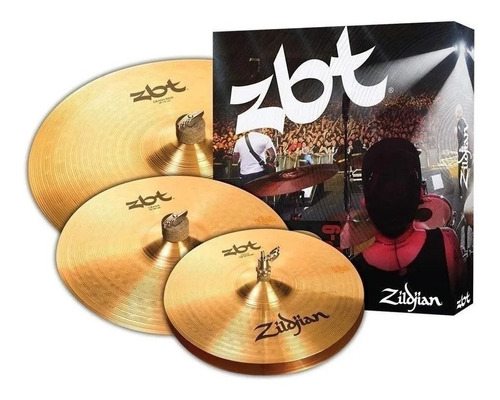 Set Platillos Zildjian Zbts3p-9 Hh13, Crash14, Crash Ride18.