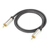 2 Cable Coaxial De Audio Digital Rca Macho A Macho Subwoofer