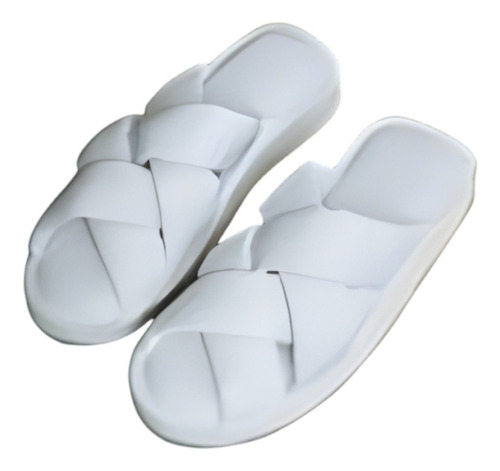 Pantufla Algodon Issis Doble Cruz Dama Verano Sheli 22124