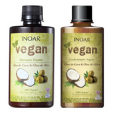 Kit Duo Shampoo Y Acondicionador Vegan Inoar 600ml