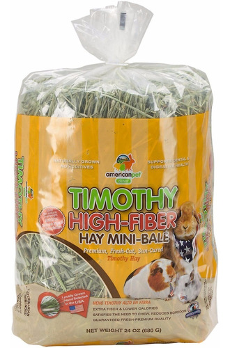 Heno Timothy American Alto En Fibra El Mejor Heno Para Tu Conejo Chinchilla Cuyo Y Otros Herbívoros. No Contiene Alfalfa