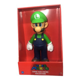 Figura Luigi Super Mario Bros Caja Grande 23cm Colección 
